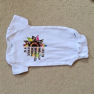 In a World, be kind Onesie/Bodysuit